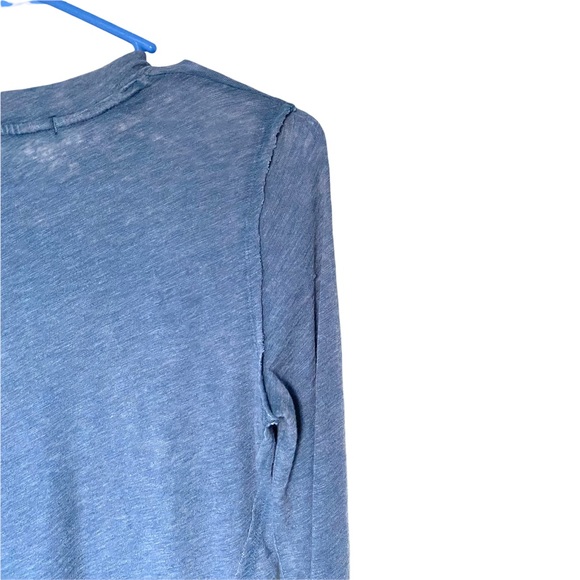 Sold Free People Cecelia Top T Shirt *Bell Sleeves Blue XS - Picture 12 of 16